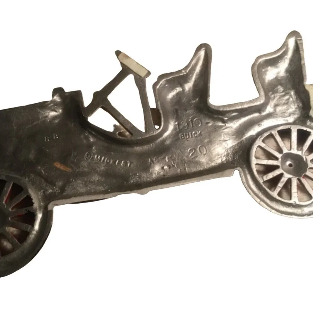 BUICK 1910 car CAST METAL SIGN PLAQUE Wall Hanging OLD FASHIONED CAR MIDWEST
